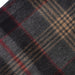 Pure Cashmere Tartan Blanket Fine Check Grey - Heritage Of Scotland - FINE CHECK GREY