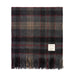 Pure Cashmere Tartan Blanket Fine Check Grey - Heritage Of Scotland - FINE CHECK GREY