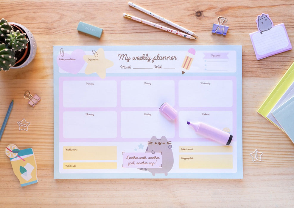 Pusheen A3 Weekly Planner - Heritage Of Scotland - N/A
