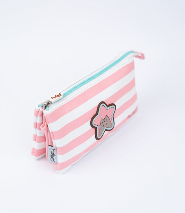 Pusheen Rose Collection Trpl Pencil Case - Heritage Of Scotland - N/A