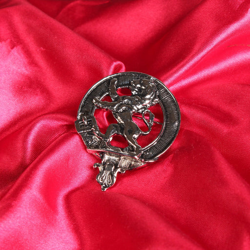 Rampant Lion Clan Badge, Kilt Pin, Lapel Pin, Cufflinks, Keyring/Key Fob & Gift Set — Fine Pewter by Art Pewter — Made in Scotland (Shiny Finish) - Heritage Of Scotland - Badge