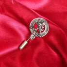 Rampant Lion Clan Badge, Kilt Pin, Lapel Pin, Cufflinks, Keyring/Key Fob & Gift Set — Fine Pewter by Art Pewter — Made in Scotland (Shiny Finish) - Heritage Of Scotland - Lapel Pin