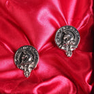 Ramsay Clan Badge, Kilt Pin, Lapel Pin, Cufflinks, Keyring/Key Fob & Gift Set — Fine Pewter by Art Pewter — Made in Scotland (Shiny Finish) - Heritage Of Scotland - Cufflinks