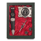 Ramsay Clan Badge, Kilt Pin, Lapel Pin, Cufflinks, Keyring/Key Fob & Gift Set — Fine Pewter by Art Pewter — Made in Scotland (Shiny Finish) - Heritage Of Scotland - Gift Set