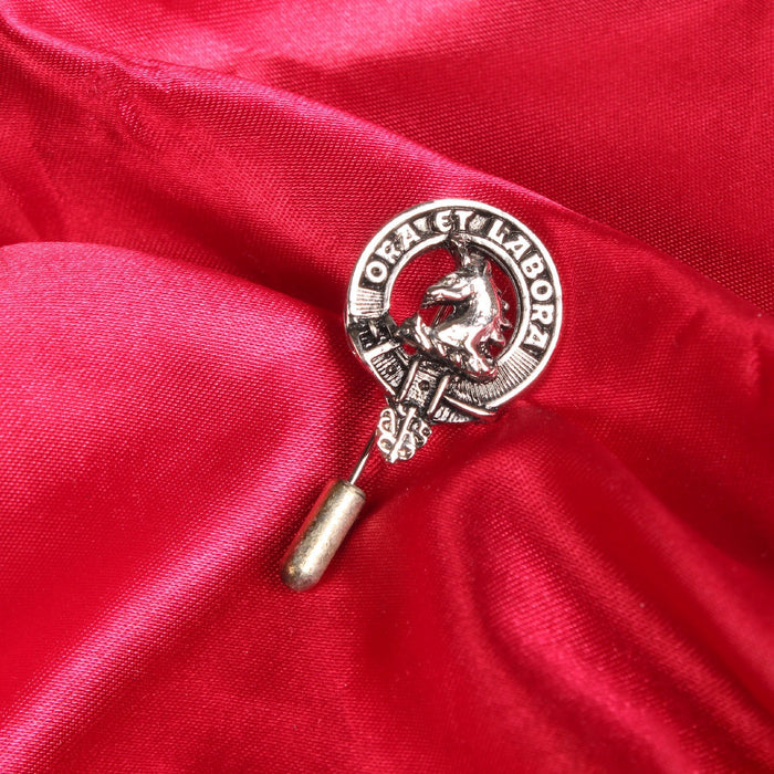 Ramsay Clan Badge, Kilt Pin, Lapel Pin, Cufflinks, Keyring/Key Fob & Gift Set — Fine Pewter by Art Pewter — Made in Scotland (Shiny Finish) - Heritage Of Scotland - Lapel Pin