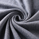 Recycled Wool Herringbone Blanket with Fringe – Soft Warm Throw - Heritage Of Scotland - Denim
