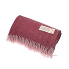 Recycled Wool Herringbone Blanket with Fringe – Soft Warm Throw - Heritage Of Scotland - Eminence