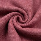 Recycled Wool Herringbone Blanket with Fringe – Soft Warm Throw - Heritage Of Scotland - Eminence