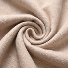 Recycled Wool Herringbone Blanket with Fringe - Soft Warm Throw - OATMEAL - Heritage Of Scotland -