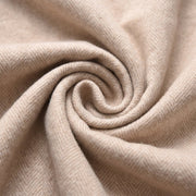 Recycled Wool Herringbone Blanket with Fringe – Soft Warm Throw - Heritage Of Scotland - Spice