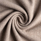 Recycled Wool Herringbone Blanket with Fringe - Soft Warm Throw - TAUPE - Heritage Of Scotland -