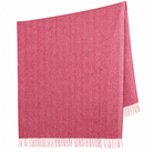 Recycled Wool Herringbone Knee Blanket – Pastel Fringed Throw - EMINENCE - Heritage Of Scotland -