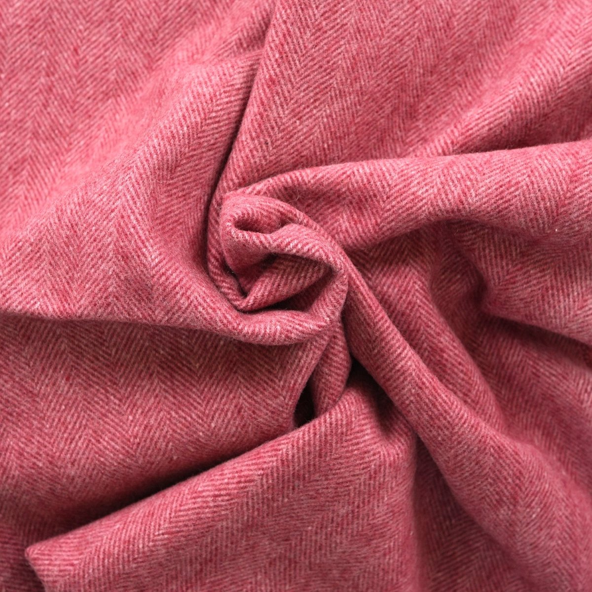 Recycled Wool Herringbone Knee Blanket – Pastel Fringed Throw - EMINENCE - Heritage Of Scotland -