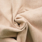 Recycled Wool Herringbone Knee Blanket – Pastel Fringed Throw - SAND BEIGE/NATURAL - Heritage Of Scotland -
