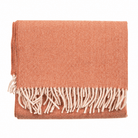 Recycled Wool Herringbone Knee Blanket – Pastel Fringed Throw - SPICE - Heritage Of Scotland -