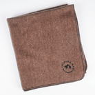 Recycled Wool Herringbone Pet Blanket – 150cm x 90cm - CHESTNUT BROWN - Heritage Of Scotland -