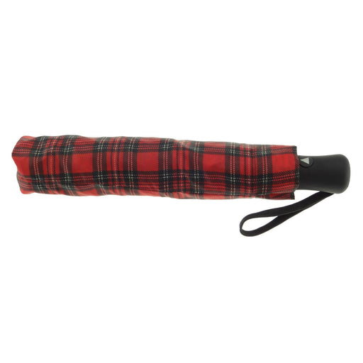 Red Tartan Compact Umbrella - Heritage Of Scotland - NA