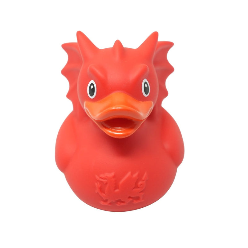 Red Welsh Dragon Rubber Duck - Bath Toy or Gift - Heritage Of Scotland - 