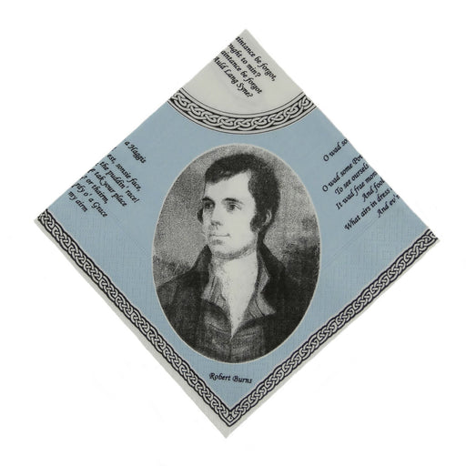 Robert Burns Portrait Napkins - Heritage Of Scotland - NA