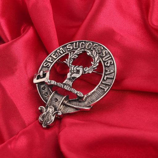 Ross Clan Badge, Kilt Pin, Lapel Pin, Cufflinks, Keyring/Key Fob & Gift Set — Fine Pewter by Art Pewter — Made in Scotland (Shiny Finish) - Heritage Of Scotland - Badge