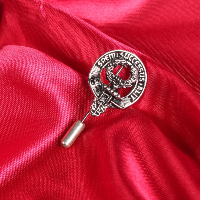 Ross Clan Badge, Kilt Pin, Lapel Pin, Cufflinks, Keyring/Key Fob & Gift Set — Fine Pewter by Art Pewter — Made in Scotland (Shiny Finish) - Heritage Of Scotland - Lapel Pin
