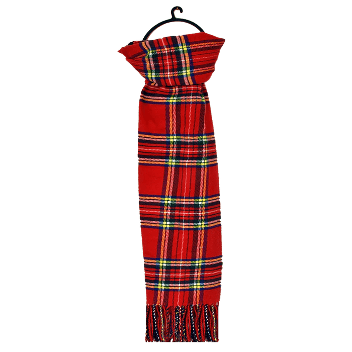 Royal Stewart Tartan Scarf – Classic Scottish Scarf for Men & Women - Heritage Of Scotland - Royal Stewart