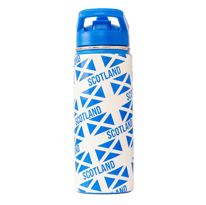 Saltire Scotland Water Bottle – 600 ml Stainless Steel with Scottish Flag - Heritage Of Scotland - 600 ml