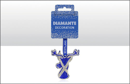 Saltire Stag Diamante Decoration - Heritage Of Scotland - N/A