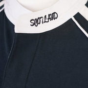 Scotland Haka Rugby Shirt Navy – Classic Scottish Rugby Top - Heritage Of Scotland - S