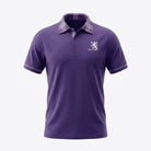 Scotland Lion Rampant Embroidered Polo Shirt – Purple - Heritage Of Scotland - XS