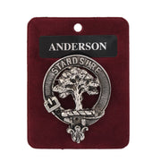 Scotland Map Clan Badge, Kilt Pin, Lapel Pin, Cufflinks, Keyring/Key Fob & Gift Set — Fine Pewter by Art Pewter — Made in Scotland (Shiny Finish) - Heritage Of Scotland - Badge