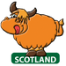 Scotland Metallic Magnet – Highland Coo, Nessie, or Bagpipes - Heritage Of Scotland - Highland Coo