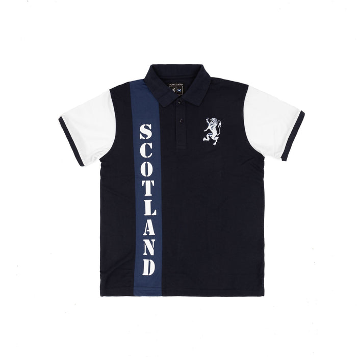 Scotland Richard Polo Shirt Navy/White - Heritage Of Scotland - NAVY/WHITE