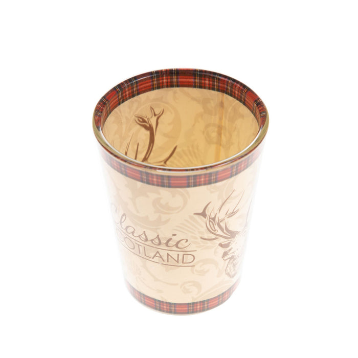 Scotland Stag Shot Glass Inside/Outside - Heritage Of Scotland - NA