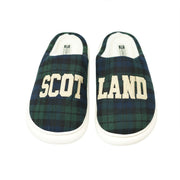 Scotland Tartan Cosy Slippers with Fleece Lining - Black Watch - Heritage Of Scotland - BLACK WATCH / M