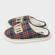 Scotland Tartan Cosy Slippers with Fleece Lining - Stewart Royal - Heritage Of Scotland - STEWART NAVY / M