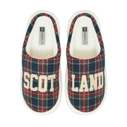 Scotland Tartan Cosy Slippers with Fleece Lining - Stewart Royal - Heritage Of Scotland - STEWART NAVY / M