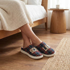 Scotland Tartan Cosy Slippers with Fleece Lining - Stewart Royal - Heritage Of Scotland - STEWART NAVY / M