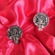 Scots Piper Clan Badge, Kilt Pin, Lapel Pin, Cufflinks, Keyring/Key Fob & Gift Set — Fine Pewter by Art Pewter — Made in Scotland (Shiny Finish) - Heritage Of Scotland - Cufflinks