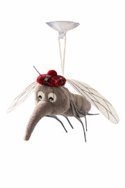 Scottish Flying Midge Plush with Tartan Hat – Fun Scotland Souvenir Gift - Heritage Of Scotland - 