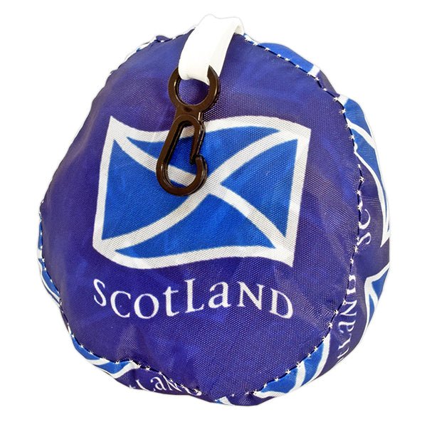 Scottish Foldable Shopping Bags – Nessie, Highland Coo & Saltire Designs - Heritage Of Scotland - Saltire
