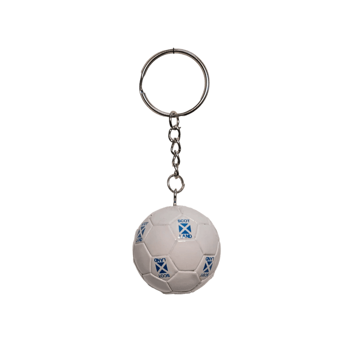 Scottish Keyrings – Metal & Charm Keyrings with Puffin, Coo, Nessie & More - Heritage Of Scotland - Football