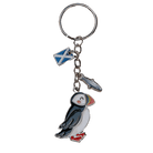 Scottish Keyrings – Metal & Charm Keyrings with Puffin, Coo, Nessie & More - Heritage Of Scotland - Puffin Charm