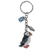 Scottish Keyrings – Metal & Charm Keyrings with Puffin, Coo, Nessie & More - Heritage Of Scotland - Puffin Charm