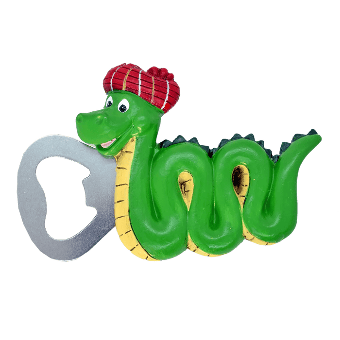 Scottish Magnet Bottle Opener – Nessie, Coo or Bagpipes Fridge Magnet - Heritage Of Scotland - Nessie