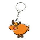 Scottish Metal & Epoxy Keyrings – Piper, Nessie, Bagpipes or Coo - Heritage Of Scotland - Highland Coo