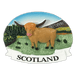 Scottish Polyresin Fridge Magnets – Fun Souvenirs with Iconic Designs - Heritage Of Scotland - Highland Coo Scotland