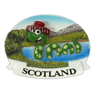 Scottish Polyresin Fridge Magnets – Fun Souvenirs with Iconic Designs - Heritage Of Scotland - Nessie Scotland
