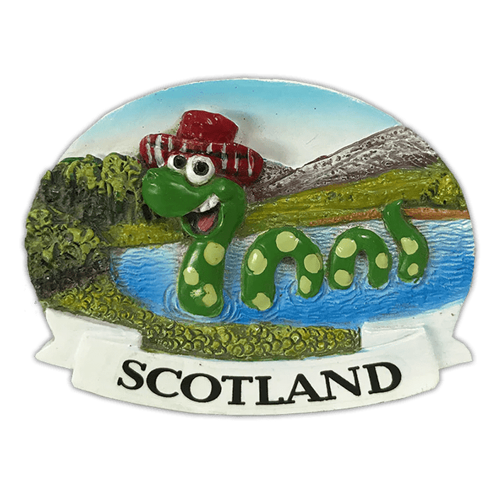 Scottish Polyresin Fridge Magnets – Fun Souvenirs with Iconic Designs - Heritage Of Scotland - Nessie Scotland
