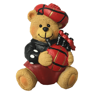 Scottish Polyresin Fridge Magnets – Fun Souvenirs with Iconic Designs - Heritage Of Scotland - Piper Teddy